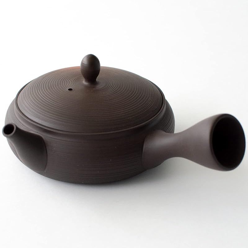 常滑焼トコクラlab Tokocralabo 常滑焼 玉光窯 急須 セラメッシュ 陶製茶こし 一人用 約150ml 茶窯変 赤ボカシ柄 緑茶 日本茶