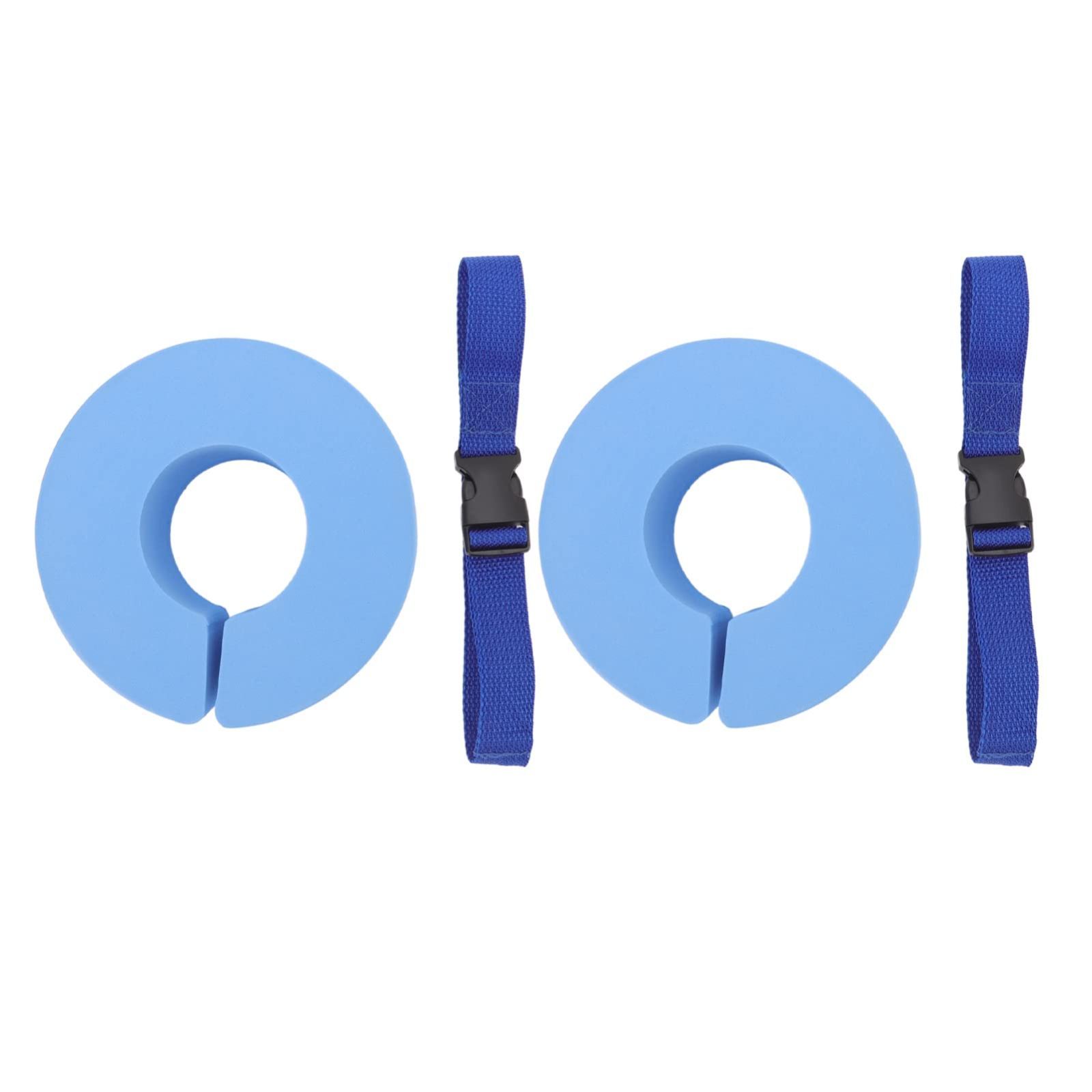 2ペアアーム アームリング 子供用 子供用浮き輪 腕浮き輪 水泳リングチューブ腕輪 アームヘルパー 水泳アームフロートリング 子供 ブルーリボン 水泳用品 （グリーン） (ブルー)