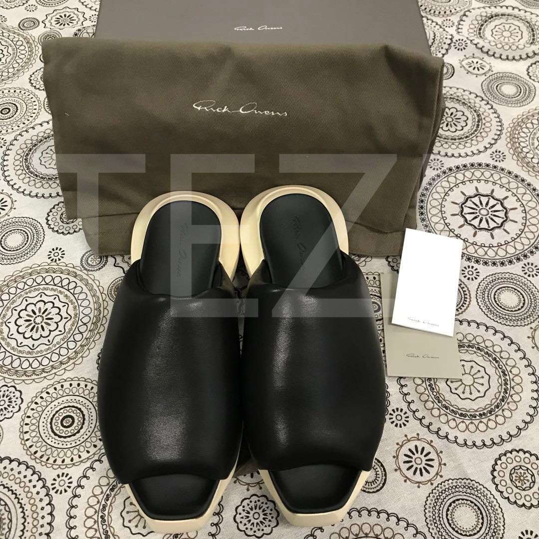 Rick Owens GETH PUFFER SLIDE サンダル - メルカリ 