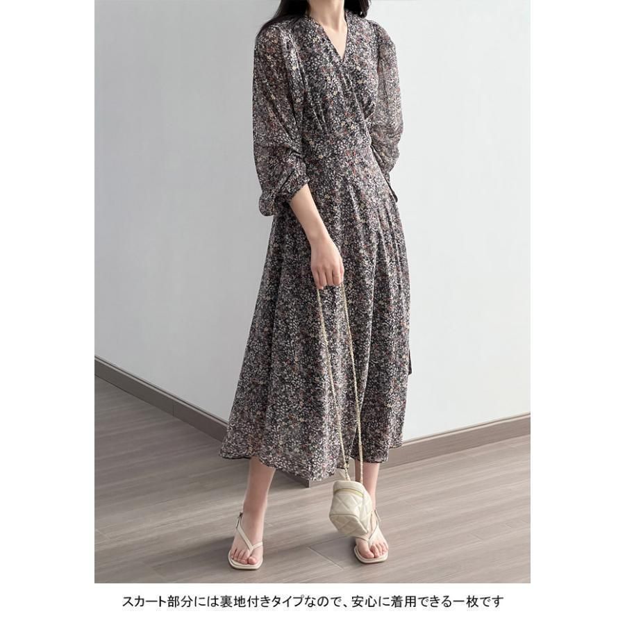 Vネック 長袖