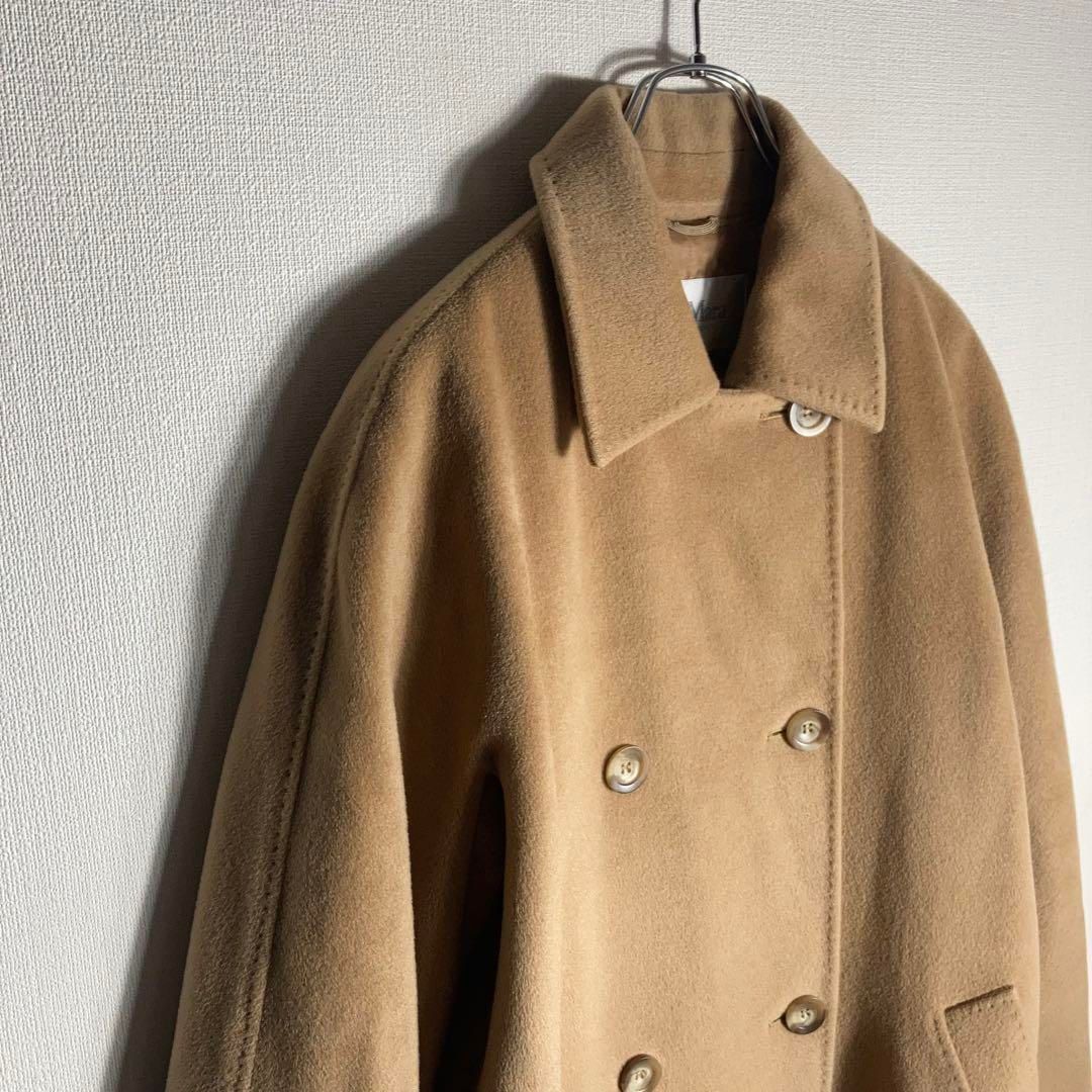 MaxMara カシミヤ混ウールダブルコート 白タグ 42 - メルカリ