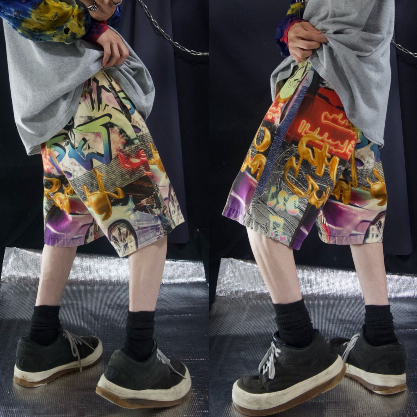 10s CASSETTE PLAYA UK made Full Graphics Shorts Pants 2010年代 
