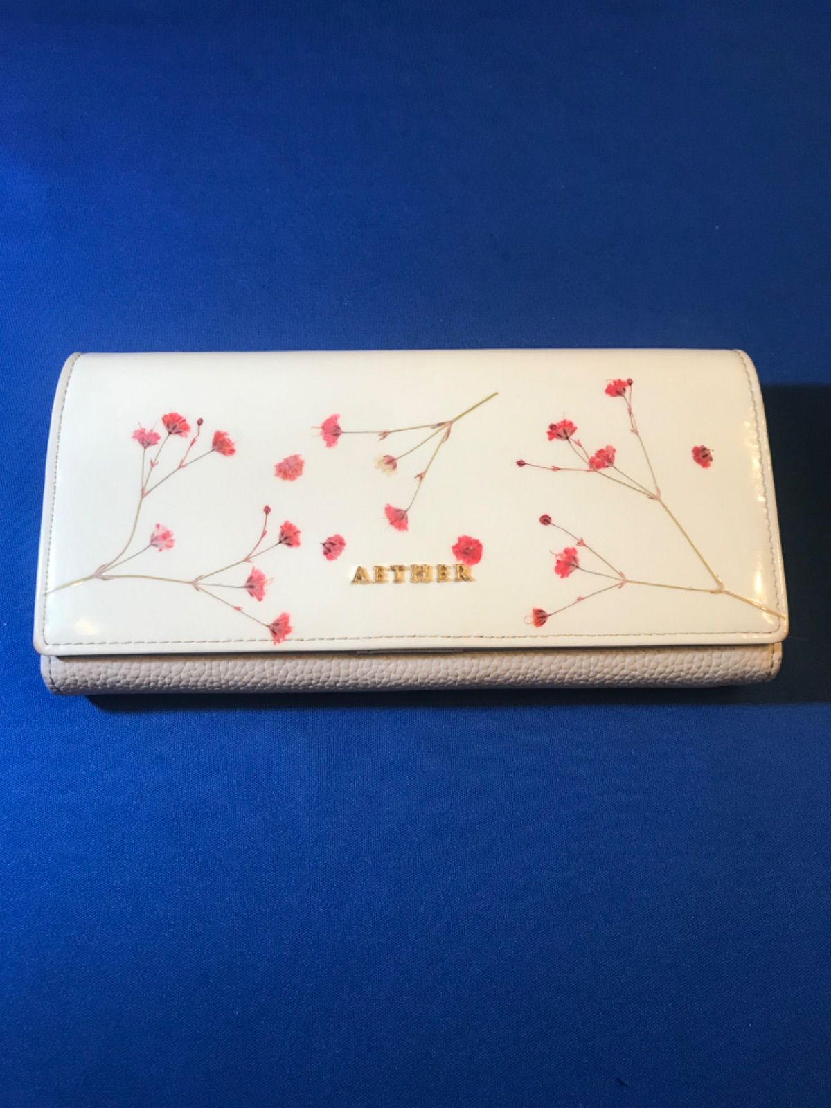 AETHER エーテル ジプソフィア 長財布 押し花 レザー - 財布・ケース ...