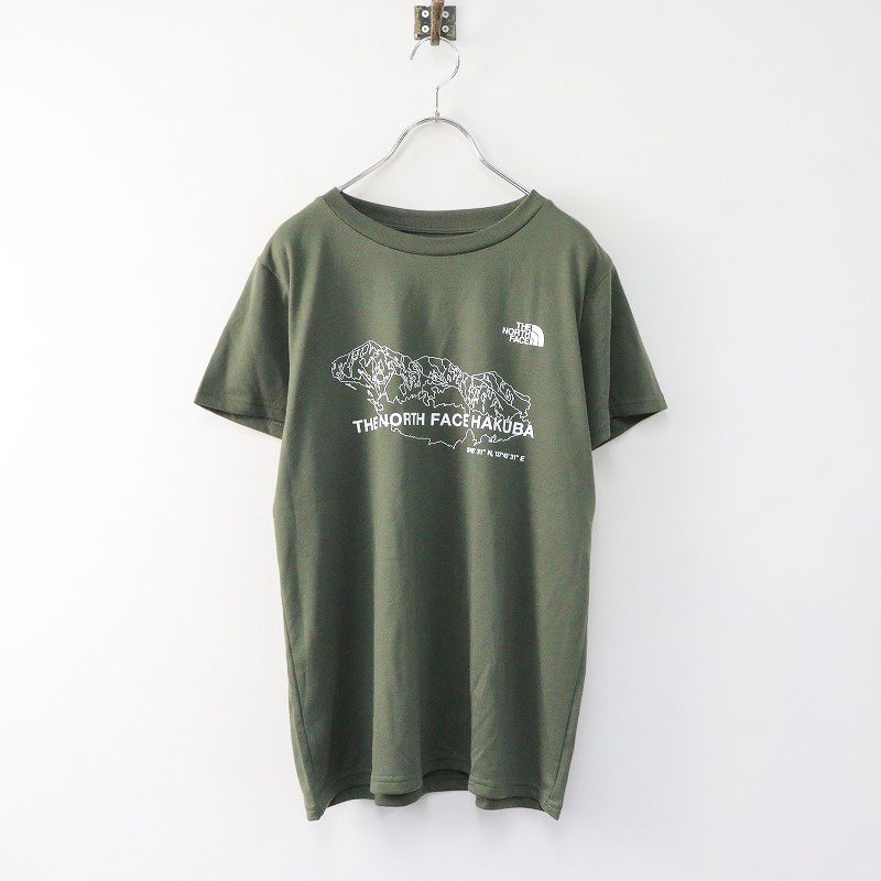 新品 ザノースフェイス THE NORTH FACE NTW32300Y 白馬三山 Tee XL/カーキ ニュートープ Tシャツ カットソー メンズ【2400014102581】