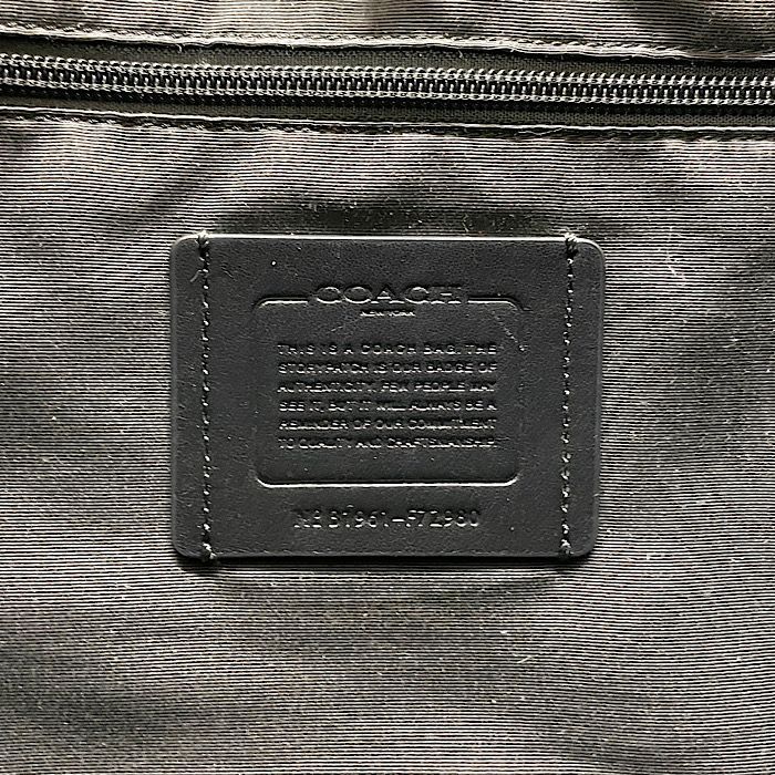 コーチ COACH ベケット スリム ブリーフケース エンボスドレザー