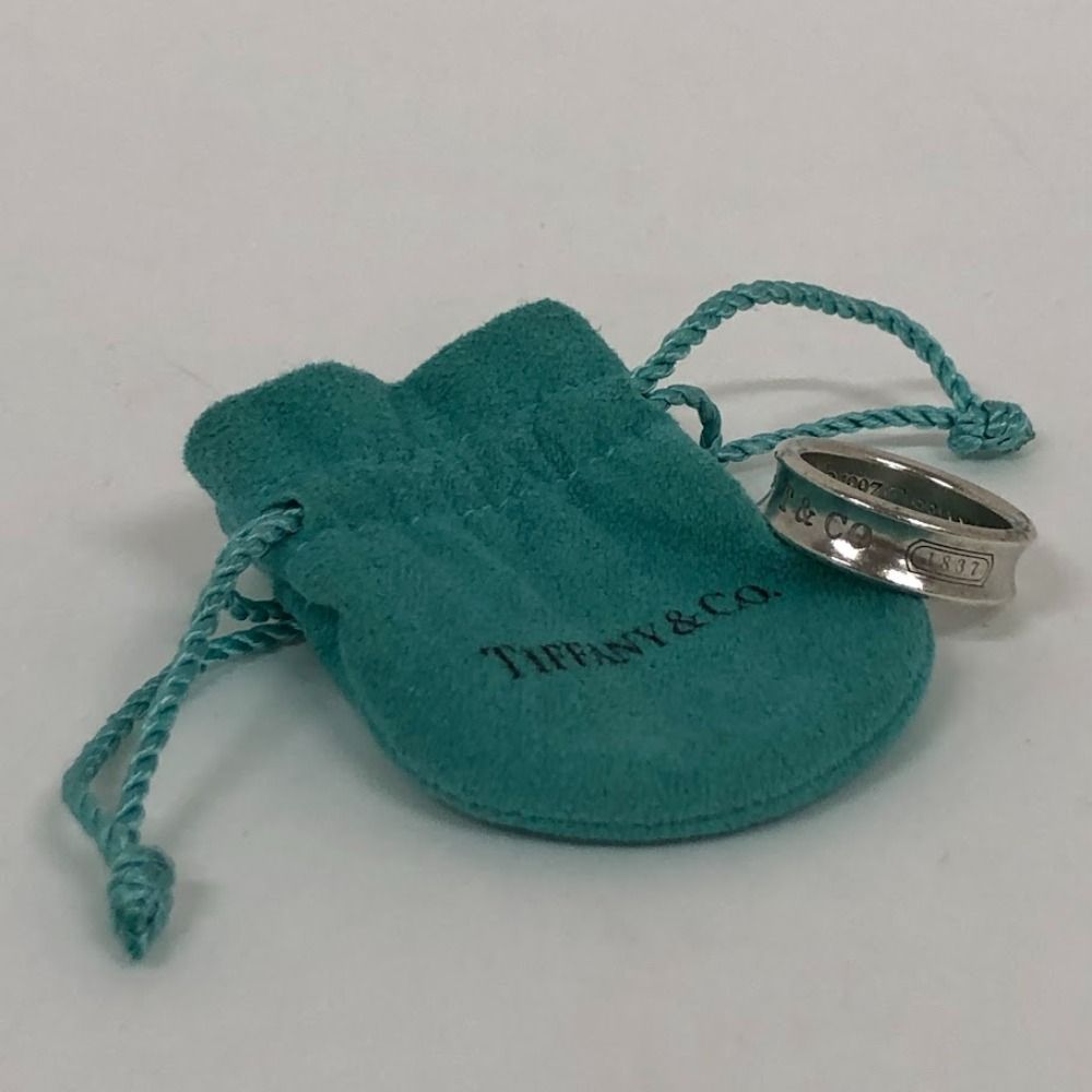 08w9118 TIFFANY-Co. TIFFANY ティファニー 1837 ナローリング シルバー925 およそ18号