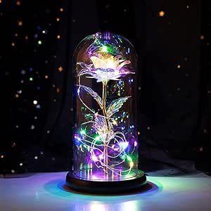 lapace様専用　バラ 造花 Lechin 24Kゴールドローズ 枯れない花 金メッキローズ LEDライト付き電池式 薔薇 花束 プレゼント バレンタインデー 母の日 誕生日 結婚記念日 クリスマス 新年 退職  (黄