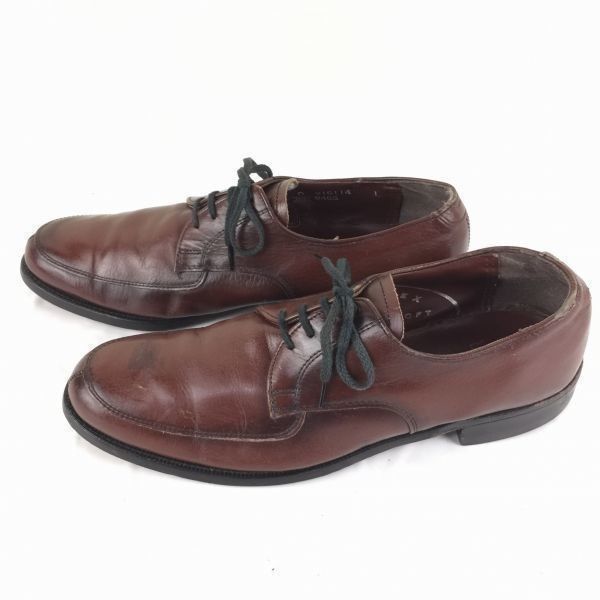 80s-90s/Vintage★ナンブッシュ/NUNNBUSH【9D/26.5　茶】ハンドメイド/グッドイヤー製法　Uチップ ビジネスシューズ/men's 管NO.ZB-26 80s-90s/Vintage☆ナンブッシュ/NUNNBUSH【9D/26.5 茶】ハンドメイド