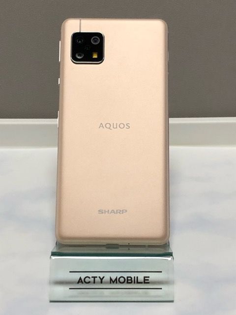 美品☆ SIMフリー AQUOS sense5G A105SH ライトカッパー 64GB スマホ