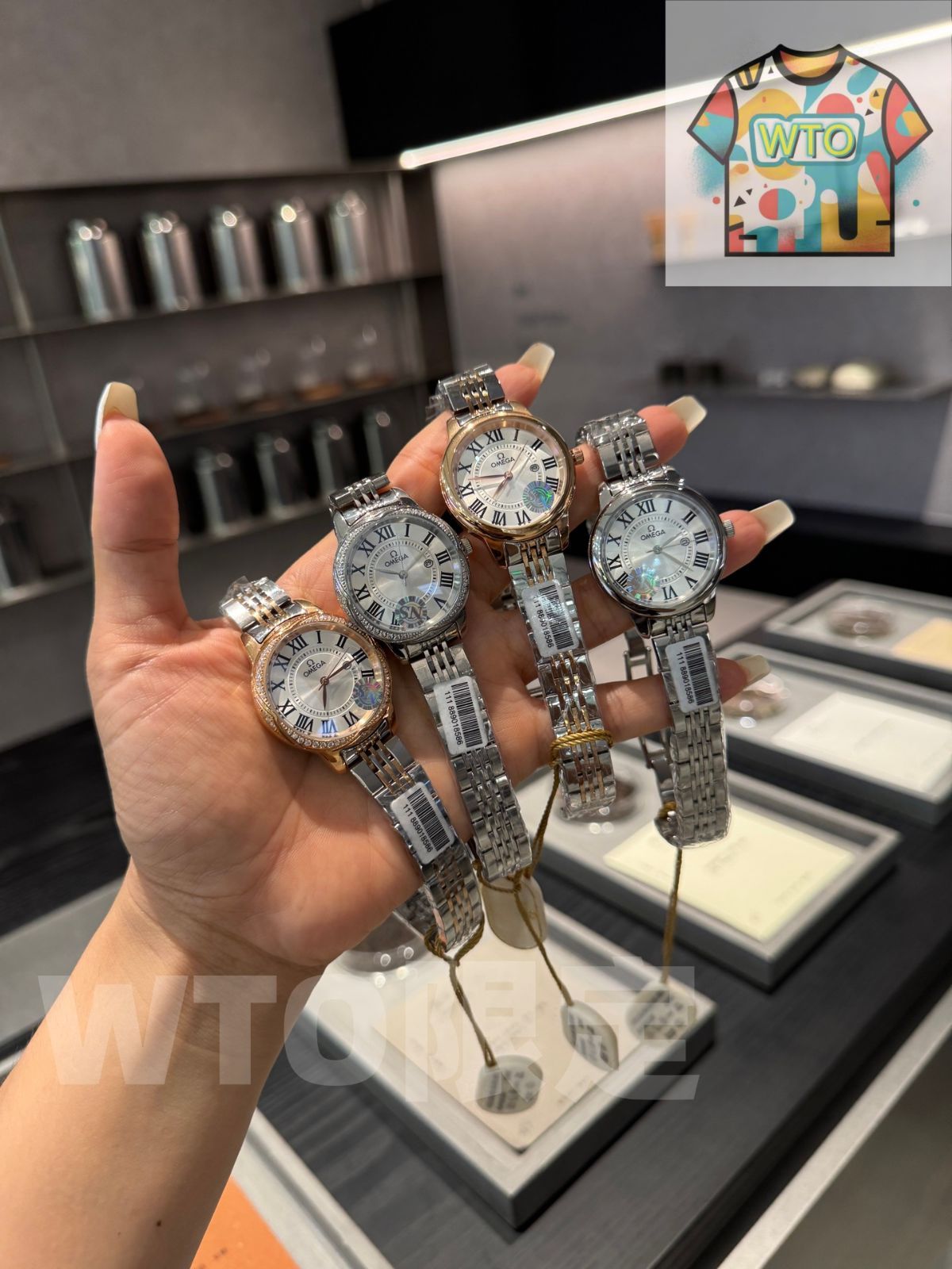 今日WTO】OMEGA Women's Quartz Watch オメガ-WTO輸入2-WB71