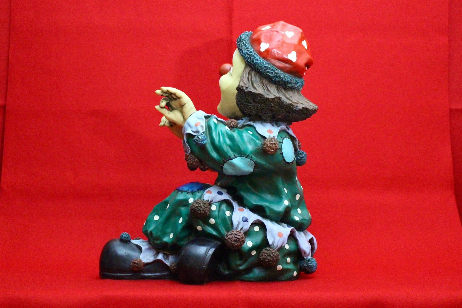 イタリア雑貨・ピエロコレクション【お茶目なピエロ大サイズ黄