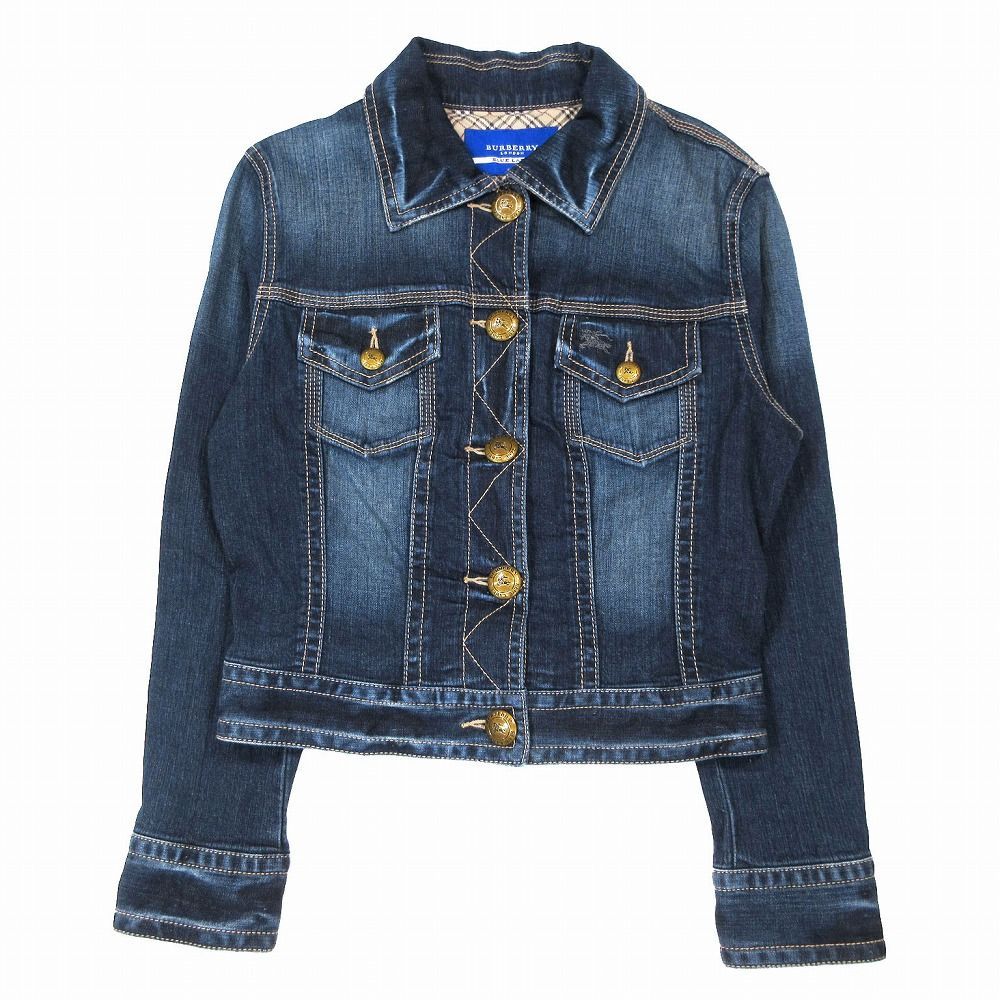 激安直営店 ブルーレーベル バーバリー BURBERRY ジャケット デニム Gジャン ジャケット・アウター