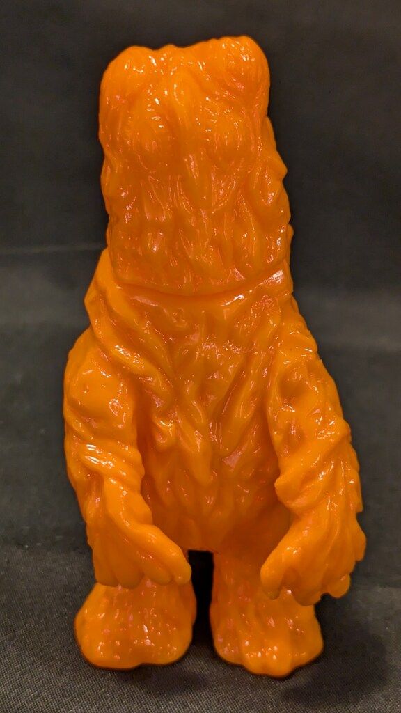 M1号 ブルマァクの大怪獣 ゴジラシリーズ ヘドラ ミニサイズ オレンジ成型|未塗装|1998年夏福袋 90mm