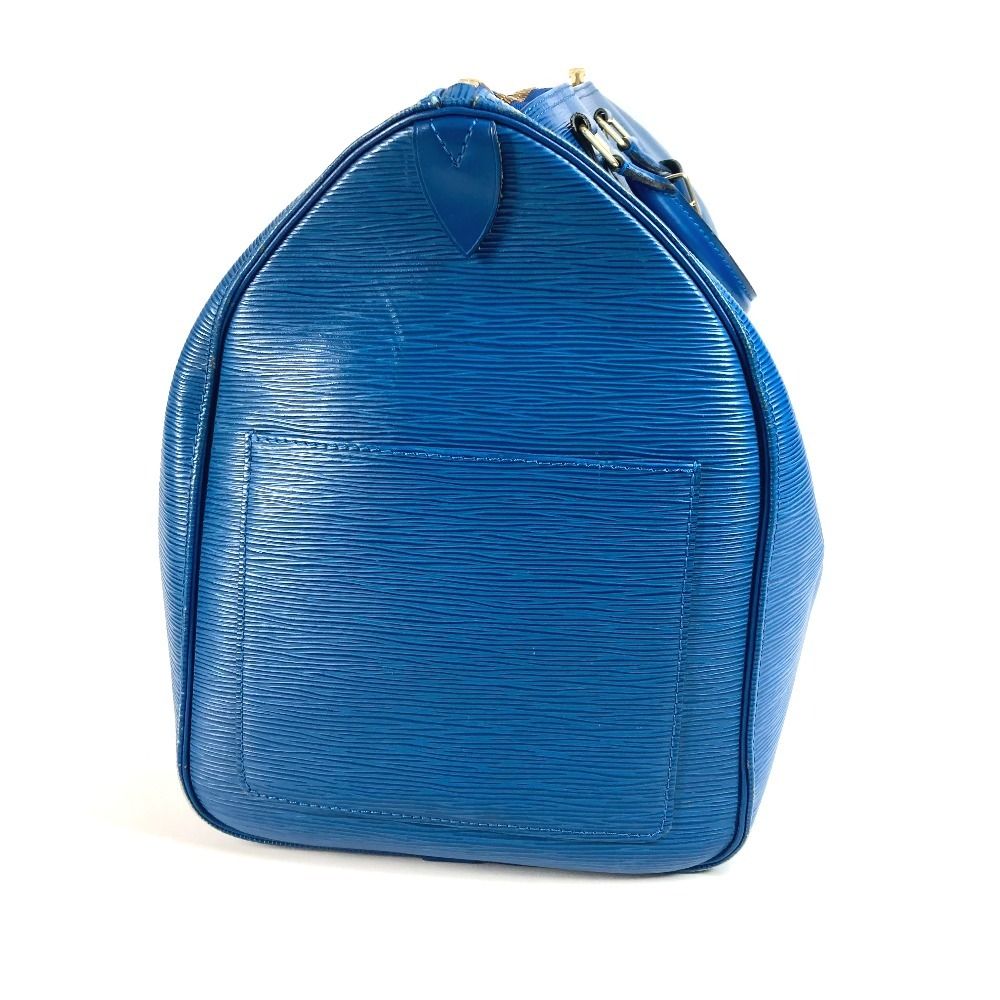 Louis Vuitton キーポル50 エピレザー ボストンバッグ 青 極美品 LOUIS VUITTON ルイヴィトン NIGO キーポルバンド
