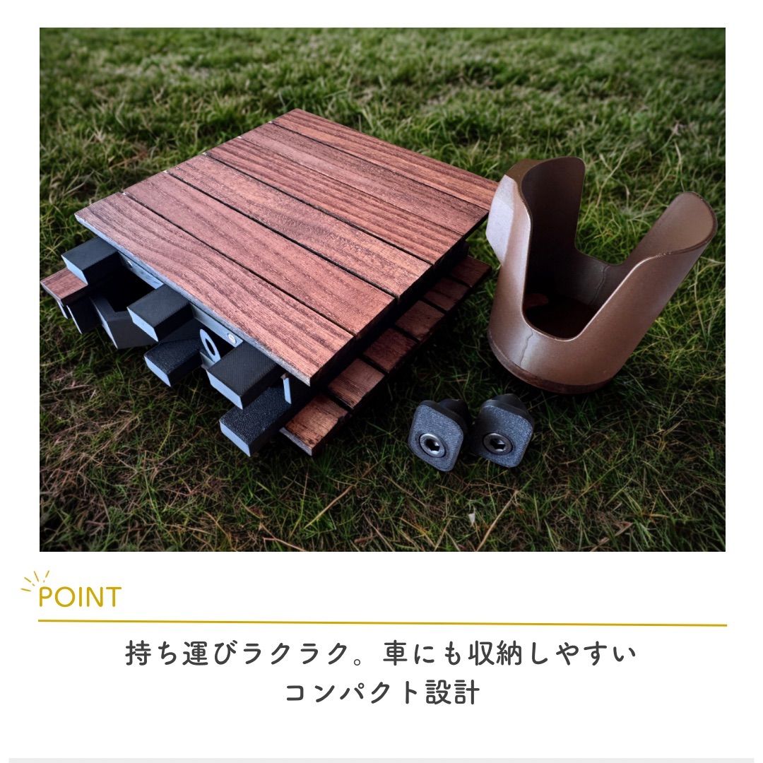 ジムニー JB64 JB74 折りたたみウッドテーブル|車内ランチ アウトドアにぴったり|コンパクト収納&簡単設置