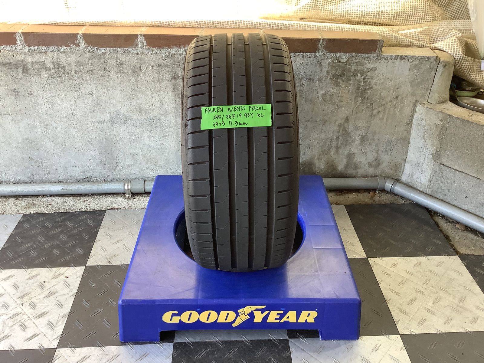 み 245|35R19 93Y 2025年製 FALKEN AZENIS FK520L ファルケン アゼニス FK520L タイヤ1本
