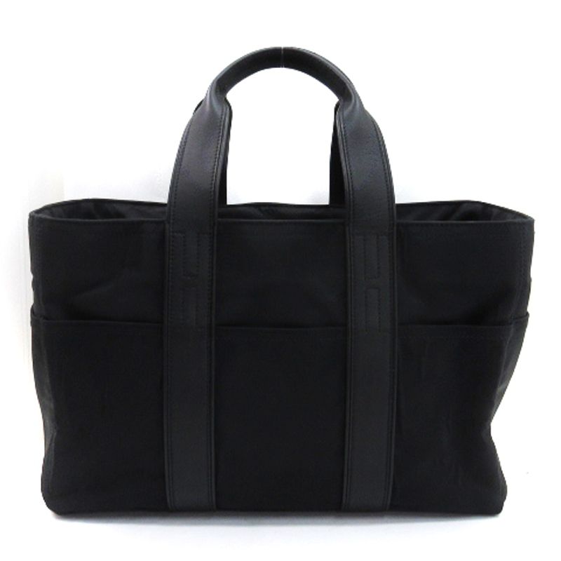 エルメス アカプルコ MM ナイロンレザー ハンドバッグ HERMES NYLON LEATHER HAND BAG/エルメスアカプルコナイロン