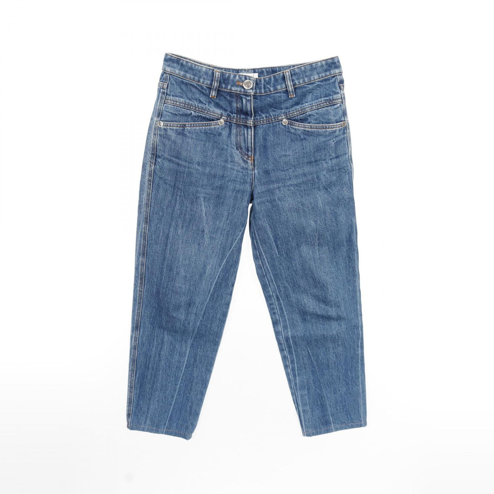 シャネル CHANEL デニムパンツ ココマーク P61138V46823 デニム コットン デニムパンツ レディース Used A