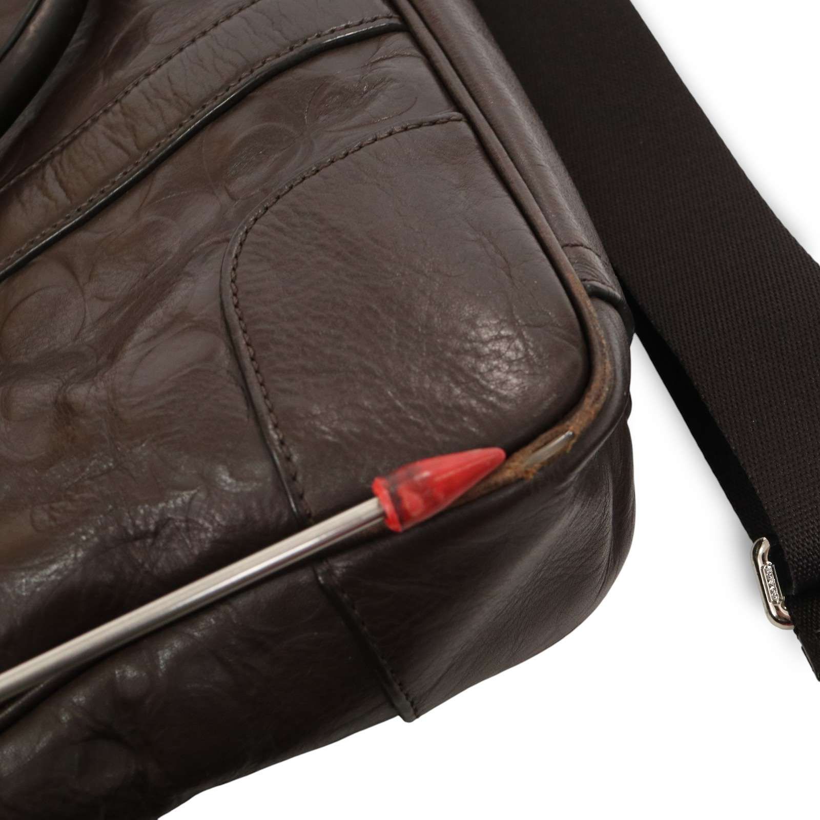 COACH コーチ F71247☆ シグネチャー柄 レザー ショルダー