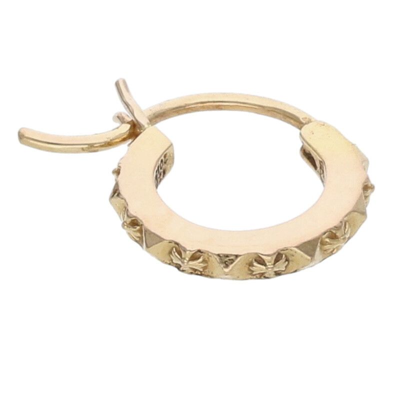 クロムハーツ 22K HOOP TFP TINY/タイニーフープ ゴールドピアス