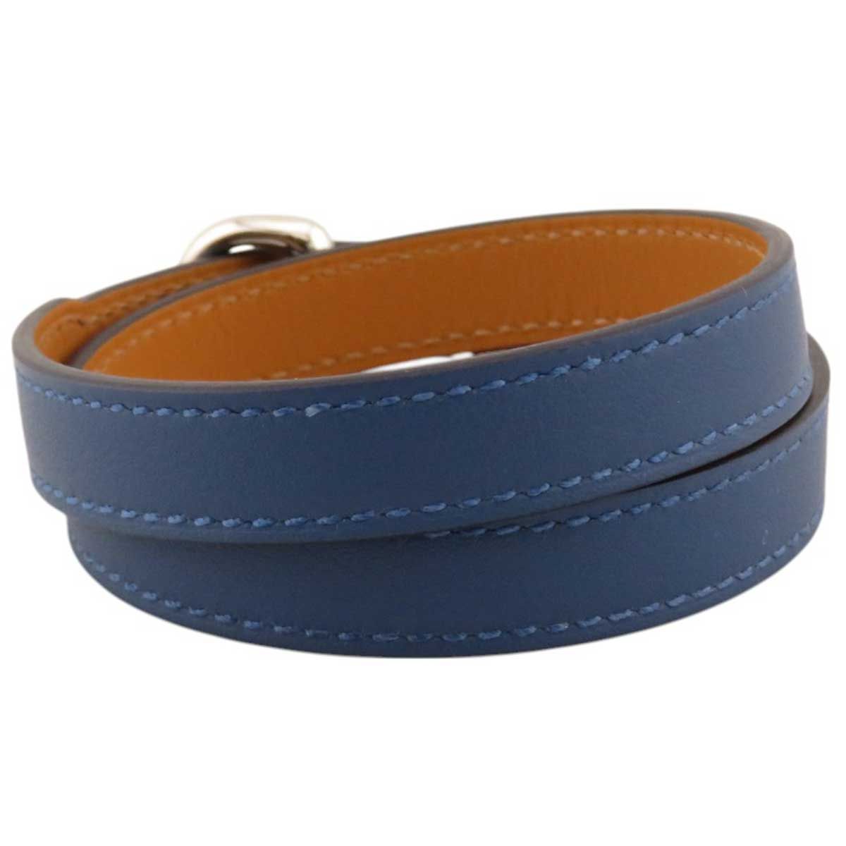HERMES☆トレンチ ブレスレット お洒落♪》HERMES ブレスレット トレンチ レザー ゴールド 3色