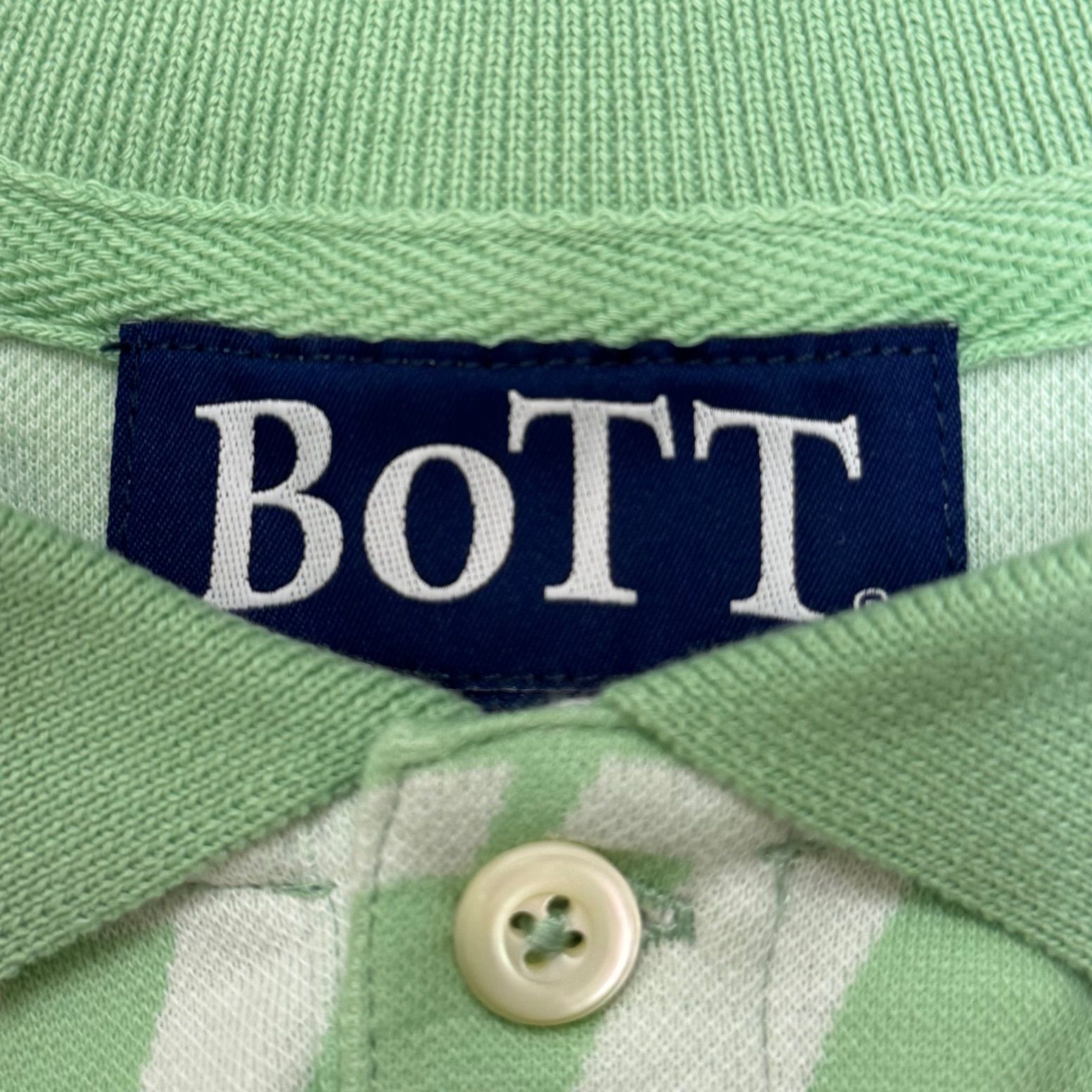 参考上代19800円 未使用品 BoTT 24SS SOUND LOGO S/S POLO サウンド 