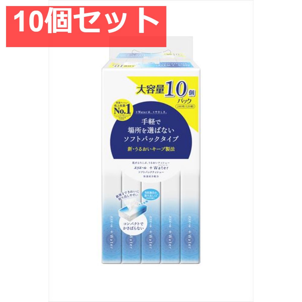 エリエール＋Waterソフトパック120W10P 10個セット