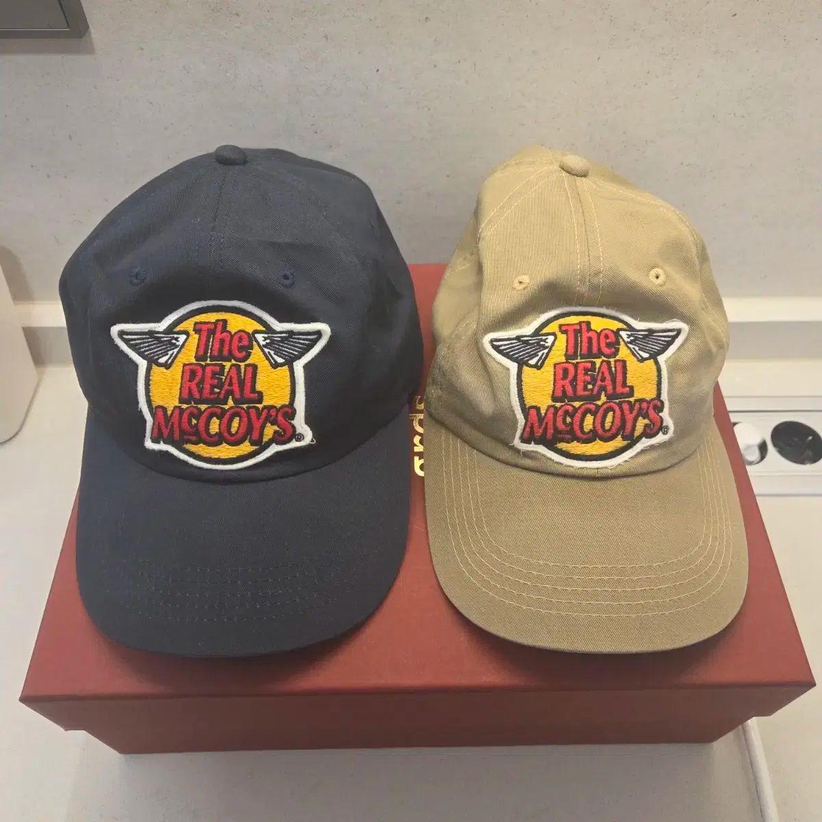 ザ リアルマッコイズ ベースボールキャップ ネイビー