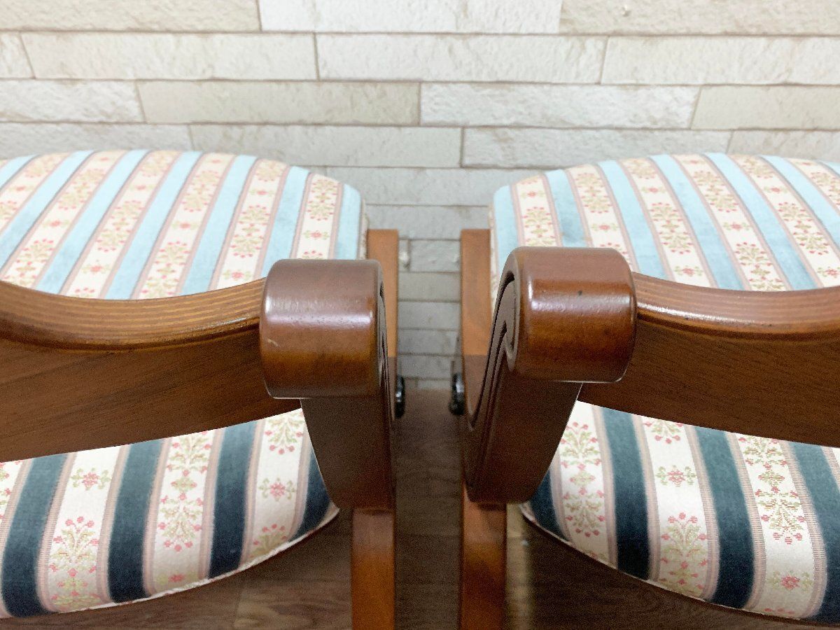 ドレクセルヘリテイジ　エスペラント　ダイニングチェア　キャスター付き　③ ドレクセルヘリテイジ エスペラント ダイニングチェア