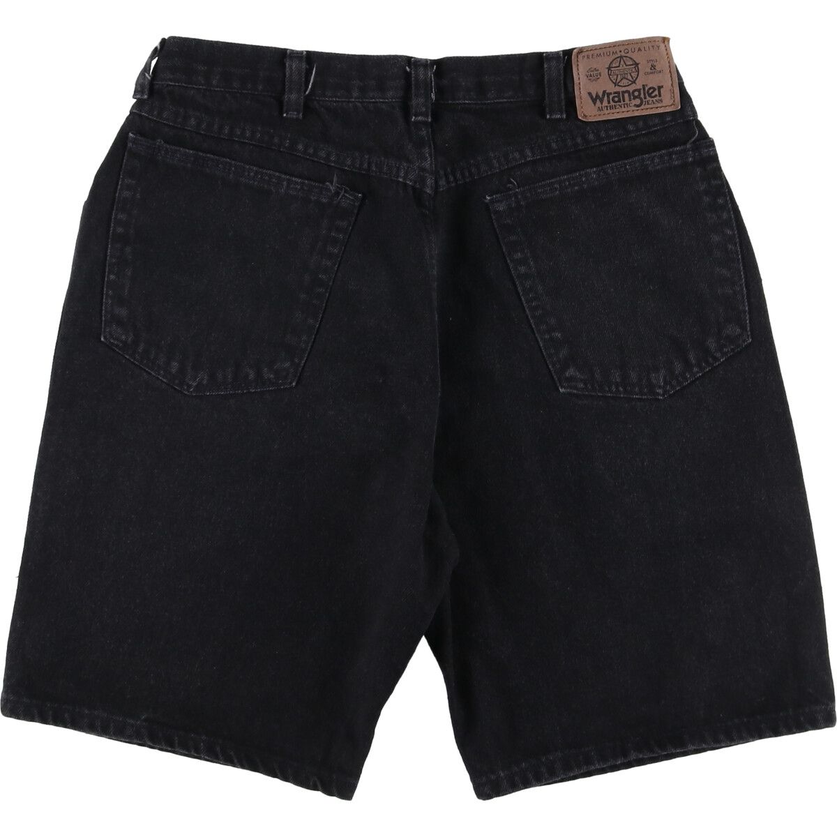Wrangler ブラックデニムショーツ