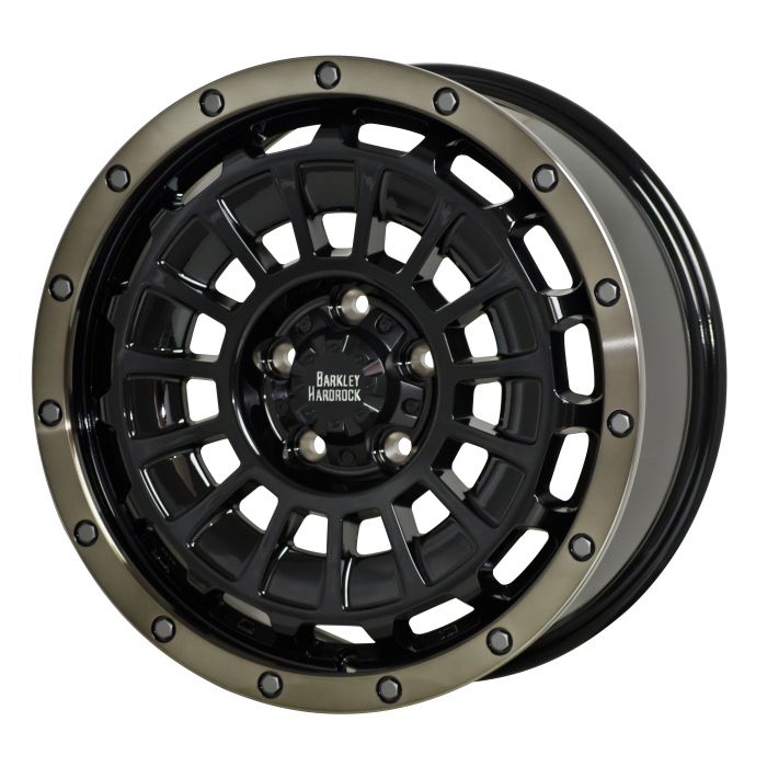ホイール4本セット BARKLEY HARDROCK ROGAN ブラック ブロンズクリア 16インチ 7J 35 5H-110