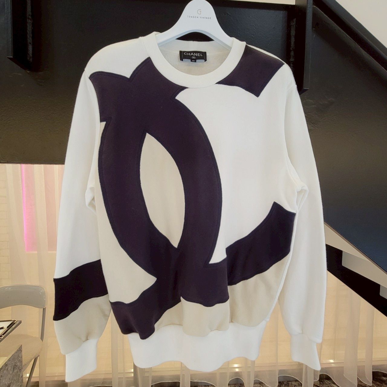 シャネル CHANEL ココマーク トレーナー サイズ36 ホワイト