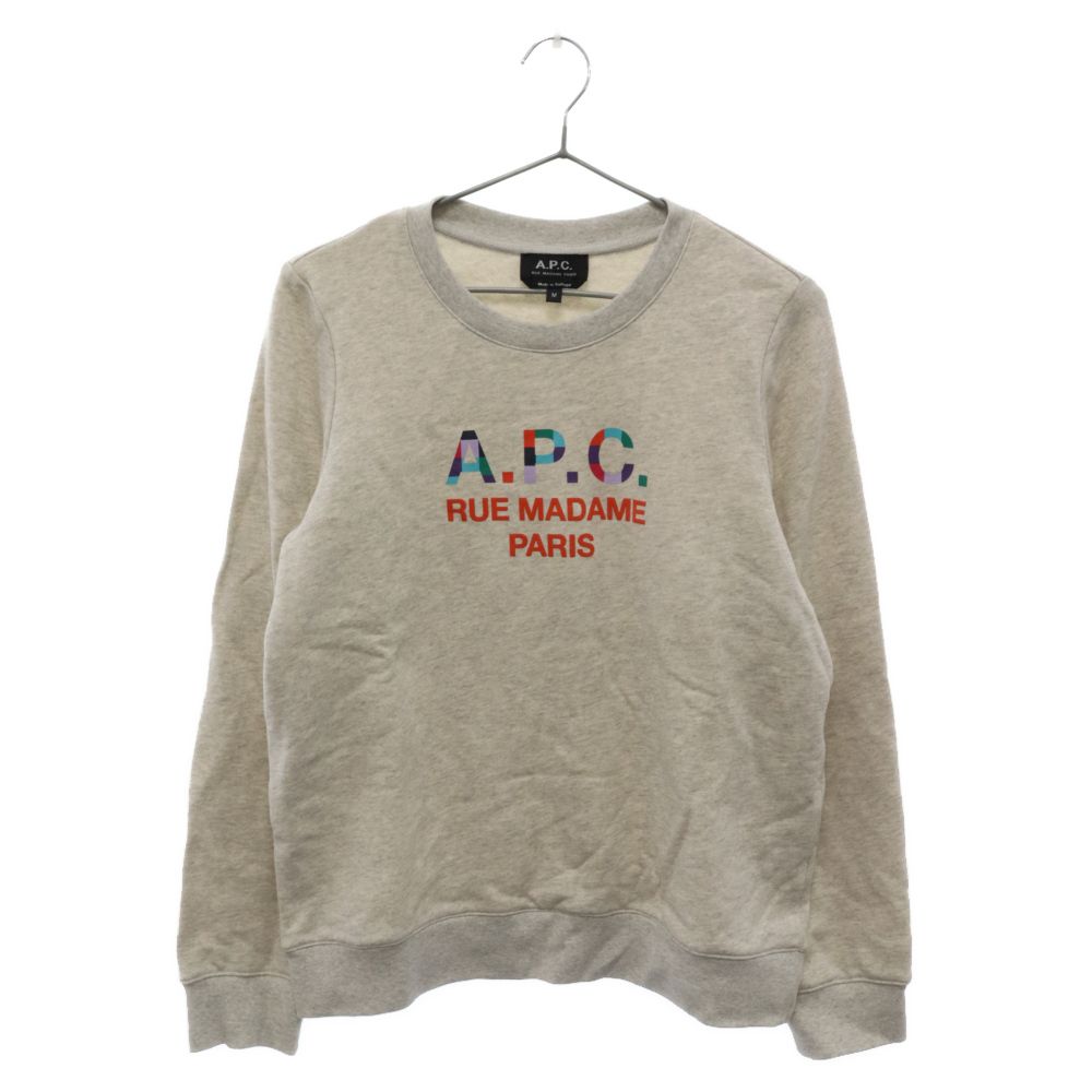 A.P.C. スウェット ITEM001-39RUE MADAME// グレー 関税込み】A.P.C. グレー Madame スウェットシャツ
