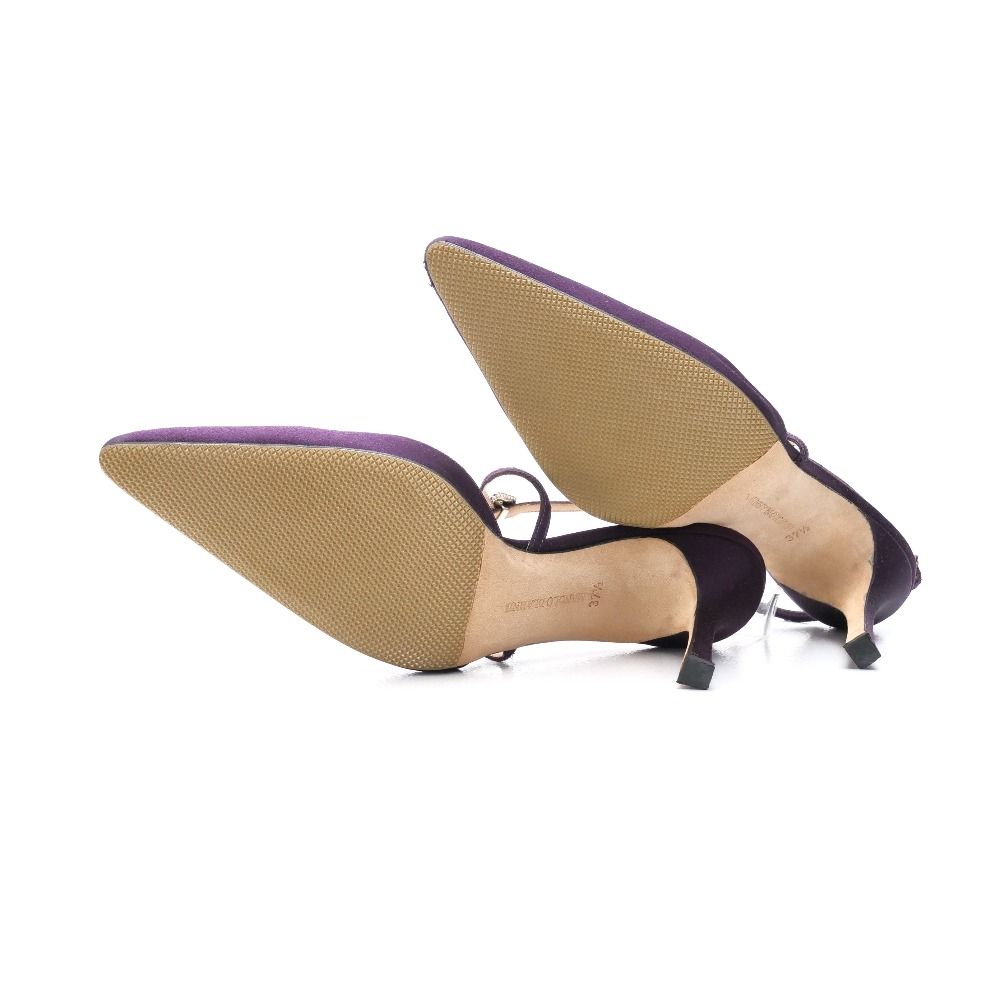 MANOLO BLAHNIK マノロブラニク ミュール サイズ37 1/2 ビジュー