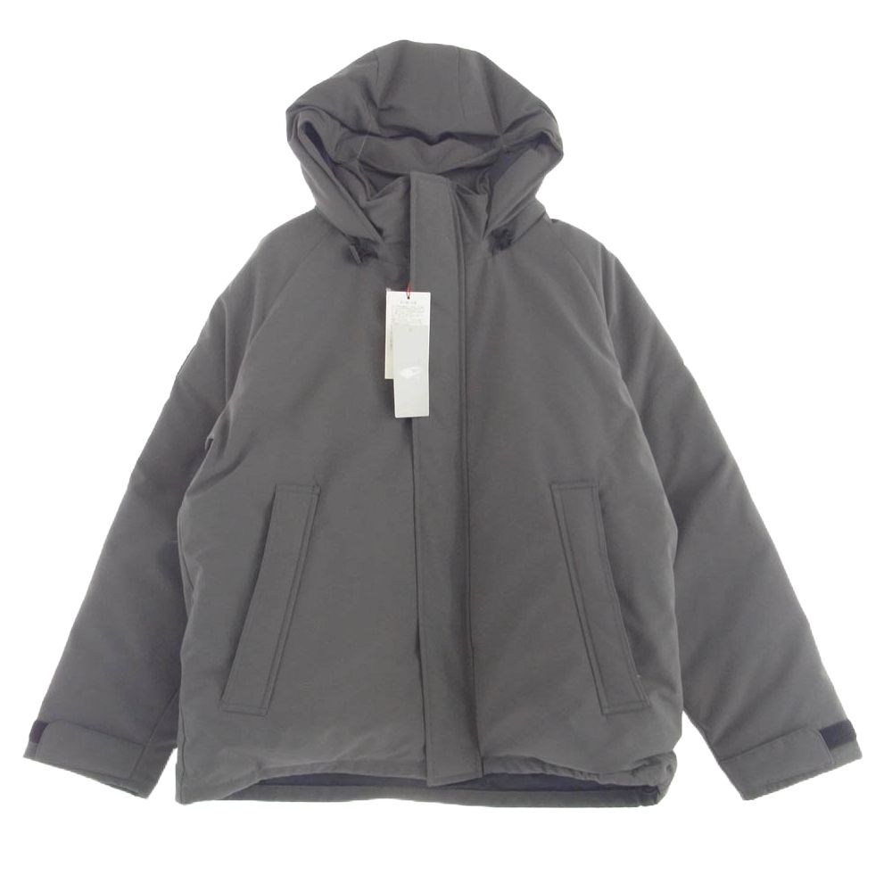 Danton ダントン DT-A0030 DOWN ARMY HOODED JACKET ダウン ジャケット グレー系 S【極上美品】【中古】