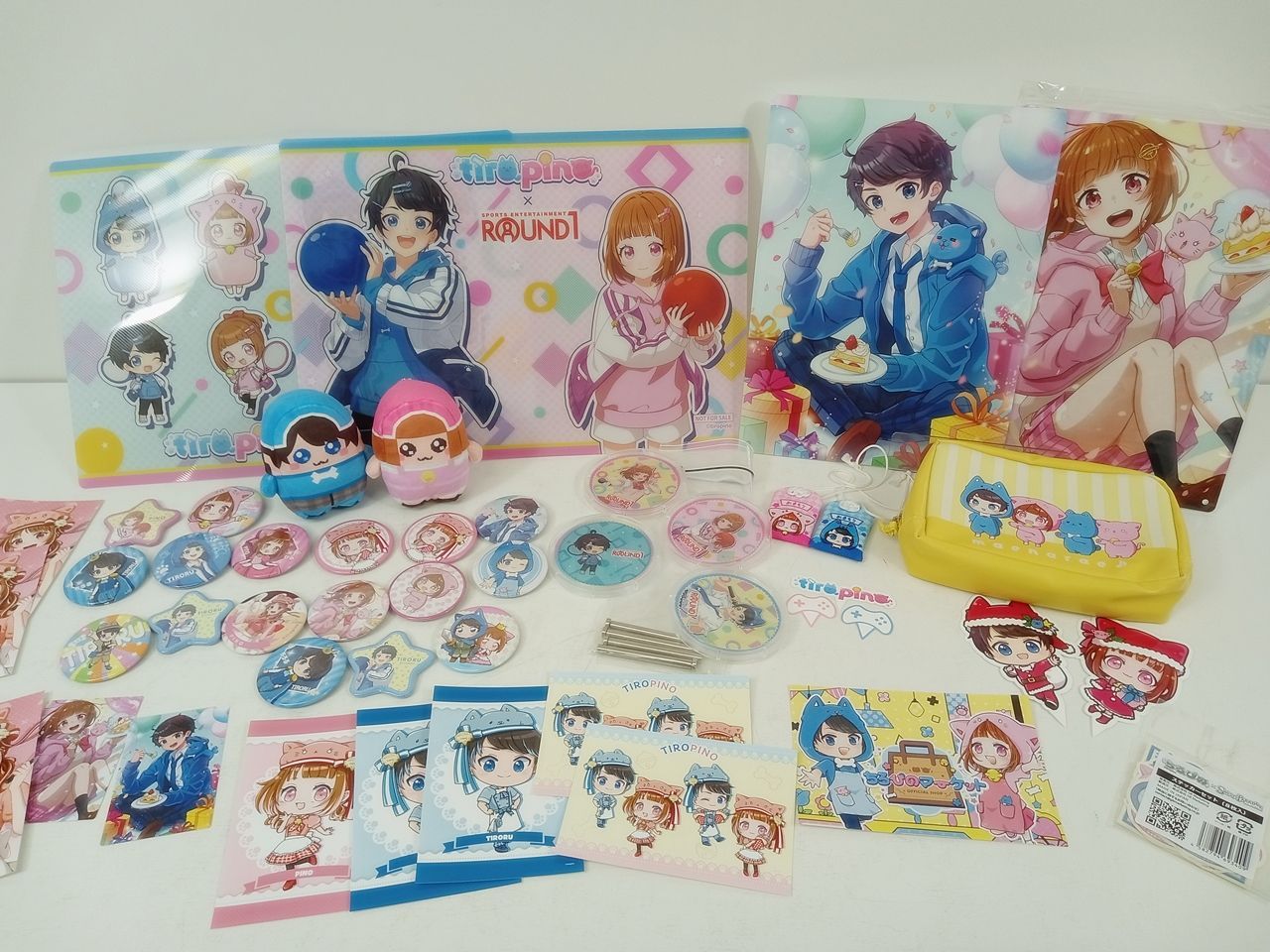 ちろぴの まるくかわいくなった マスコット チャーム 缶バッジ