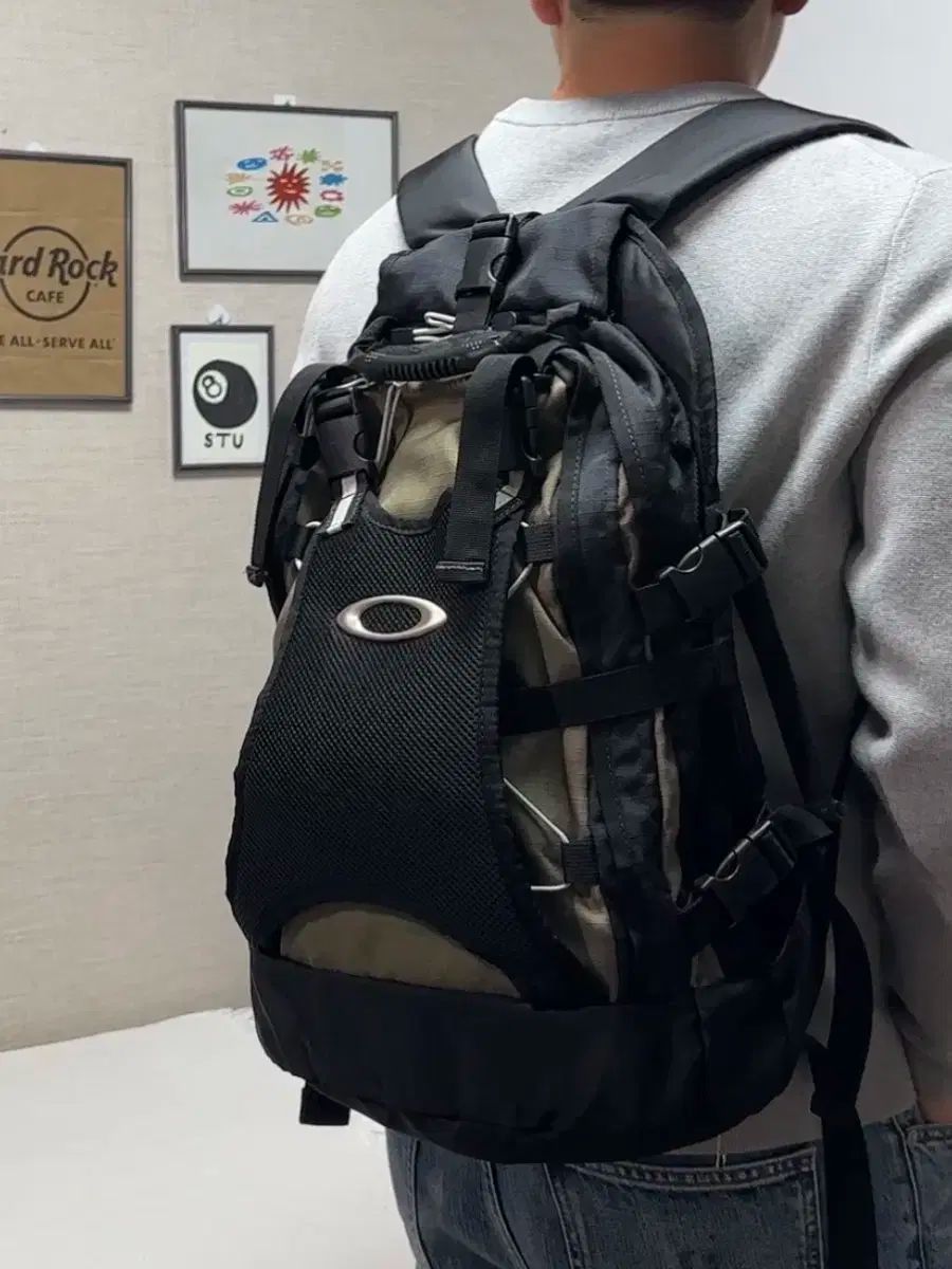 00s OAKLEY(オークリー) テクニカル リュック リュックサック カーキ
