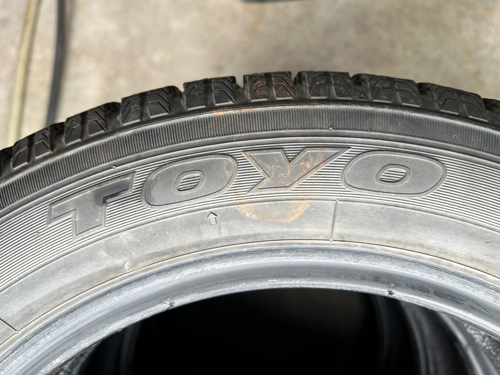 TOYO トーヨー GARIT G5 155/65R14 スタッドレスタイヤ 中古品 4
