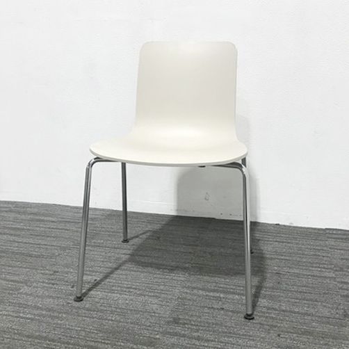 スタッキングチェア 肘無 Vitra/ヴィトラ 会議椅子 ミーティング ダイニング ハルチューブ ウォームグレーRE 【IS-860167B】