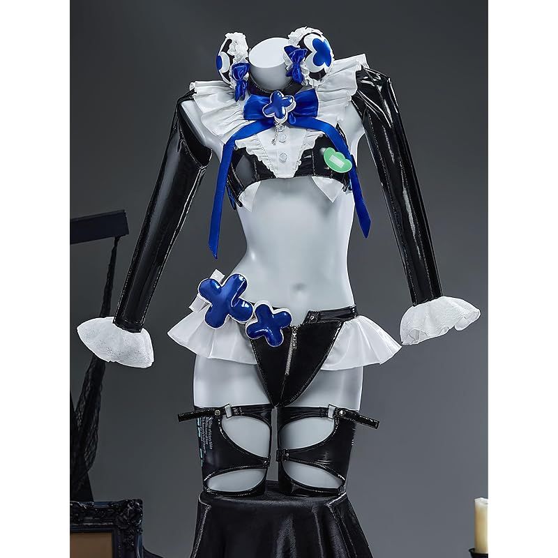 在庫 Miccostumes レディース 大人 アニメ ゲーム 女神風 長袖 衣装セット セクシーかっこいい かわいい 萌え コスプレ コスチューム コス 仮装 変身 変装 撮影 お化け 演出 ブラック M 0