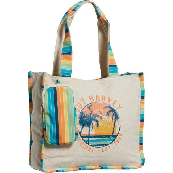 【送料無料】 ガイ ハーヴェイ レディース ハンドバッグ バッグ Guy Harvey Palms Sunset Shoulder Tote Bag Palms