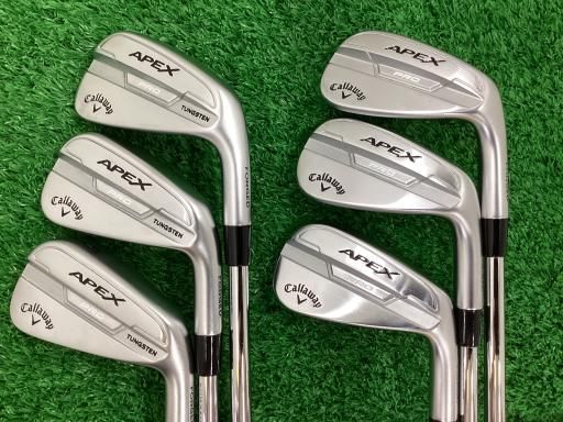 キャロウェイ エイペックスTiフュージョン アイアン6本セット メンズゴルフ 黒 キャロウェイ TI fusion アイアン入 クラブセット キャロウェイ TI