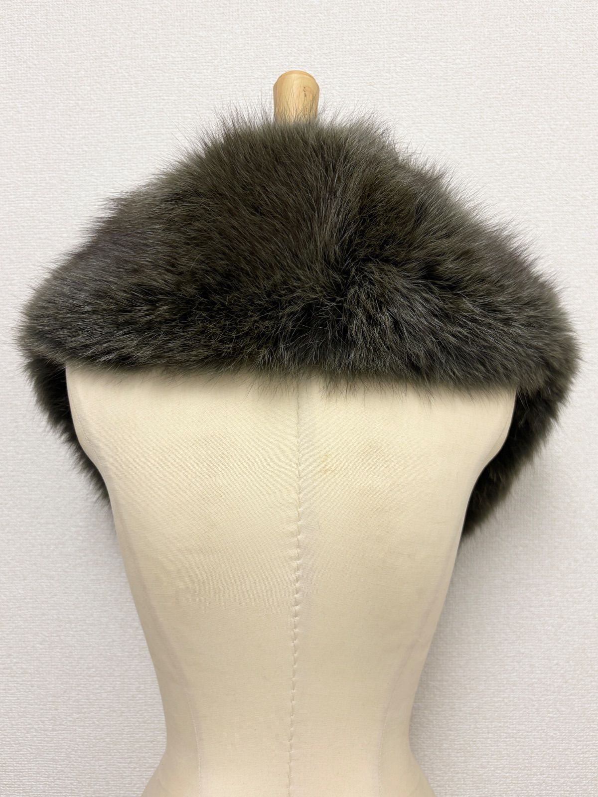 SAGA FOX フォックスファーショール グリーン リアルファー C25101215