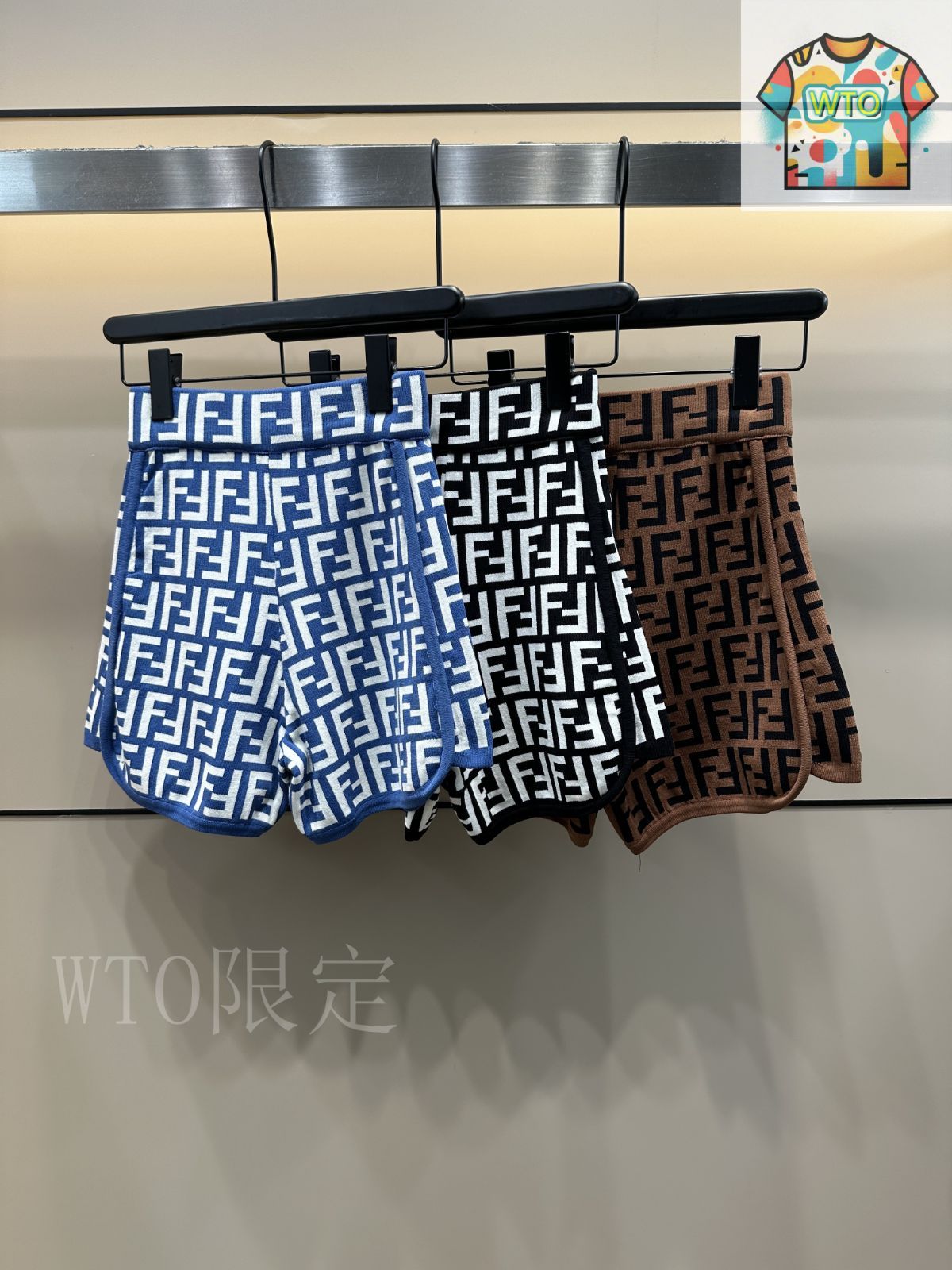 今日特価】Fendi 25 夏季 フルジャカード レター フィット