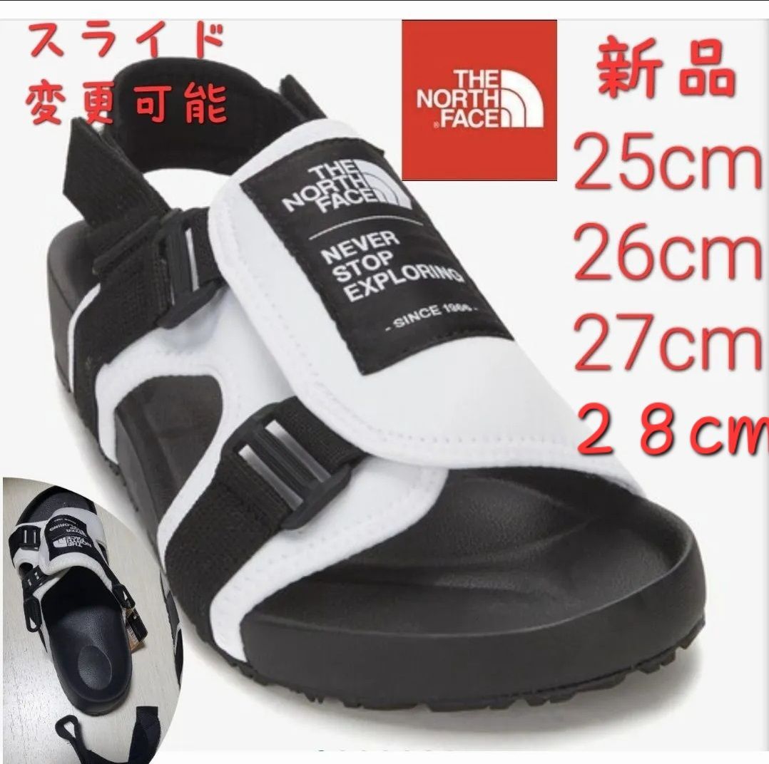 THE NORTH FACE ノースフェイス 新品 スポーツサンダル スライド 夏 メンズ 海外限定 韓国限定 - メルカリ