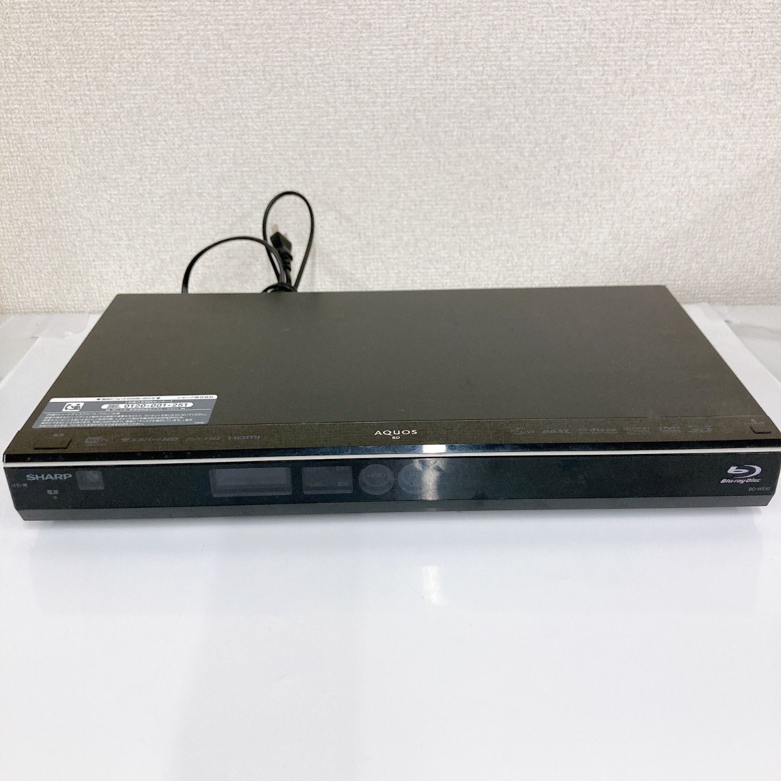 ○【通電確認済み】SHARP ブルーレイディスクレコーダー BD-W510 2012年製 【電化製品】【2】 - メルカリ