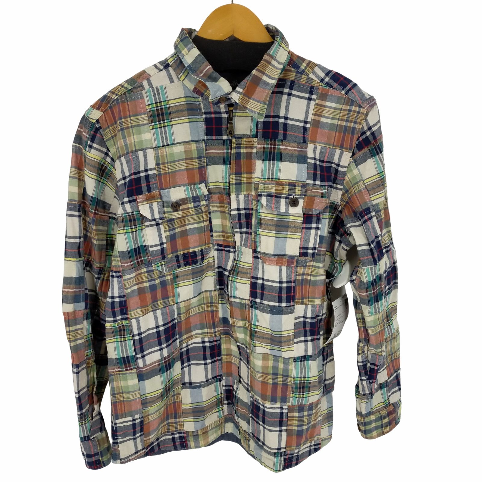 エディーバウアー Eddie Bauer パッチワーク ジップ ジャケット メンズ JPN：S