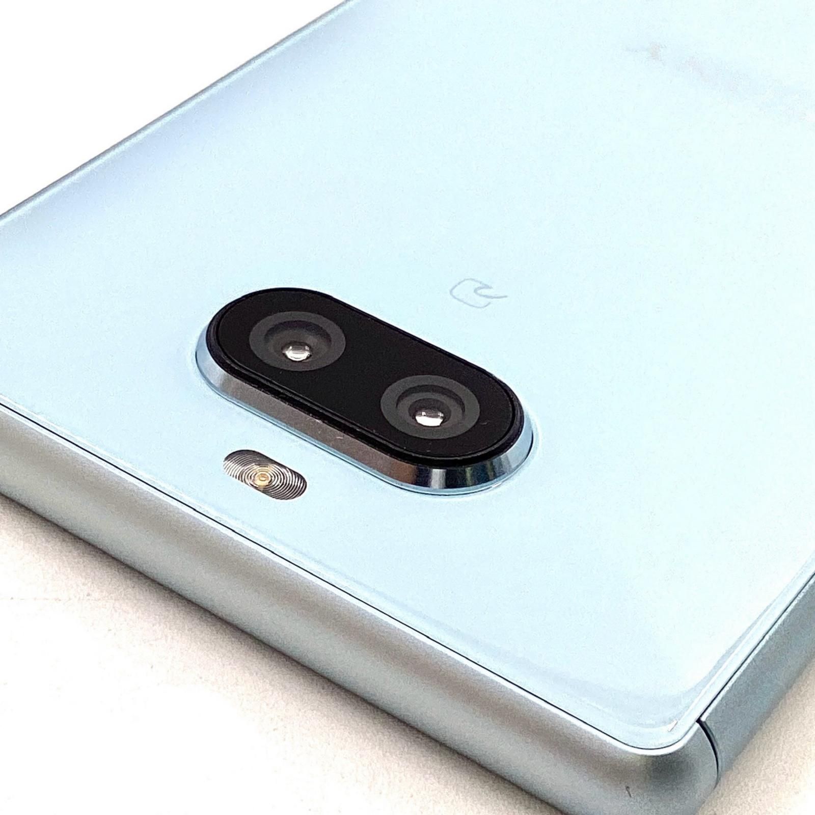 SONY - 超美品 SOV42 ブルー スマホ 白ロム M222 Xperia SIMフリー SOV42 8 ブルー [Blue] SONY 新品未使用 白