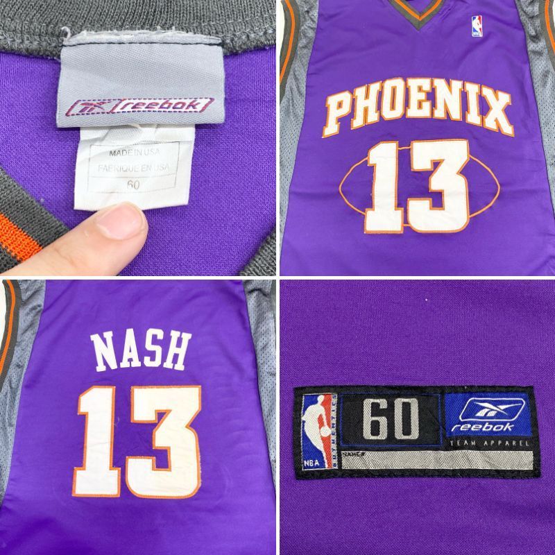 US古着 USA製 NBA リーボック Reebok フェニックス・サンズ