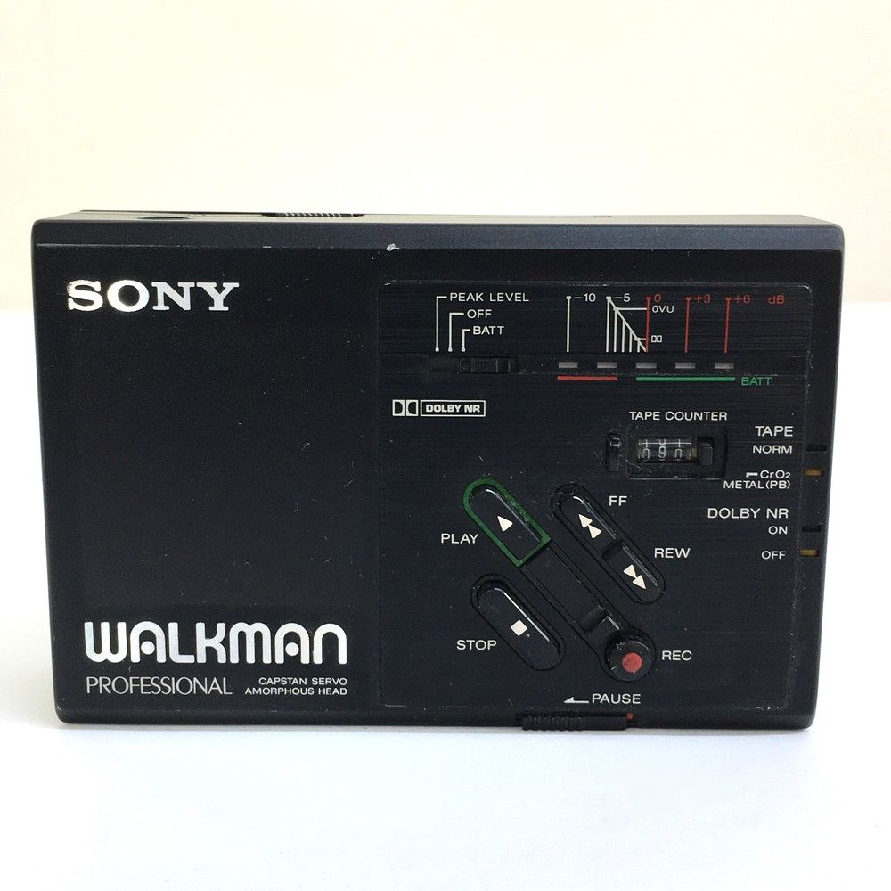 SONY WALKMAN PROFESSIONAL カセットプレーヤー動作未確認